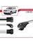 Toyota Highlander (XU40) 2008-2013 Arası ile Uyumlu Ace-1 Ara Atkı Tavan Barı Gri 3 Adet 3