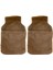 Sıcak Su Torbası 2 Adet,cepli Kahverengi Peluş Termofor 32,5X17,5CM 1500 ml 2