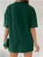 Unisex Pamuk Bisiklet Yaka Oversize Boyfriend T-Shirt 2