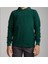 Uzun Kollu Koyu Yeşil Genç Boy Lise Okul Lakos Polo Yaka T-Shirt 1