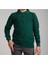 Uzun Kollu Koyu Yeşil Genç Boy Lise Okul Lakos Polo Yaka T-Shirt 2