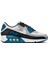 Air Max 90 Erkek Sneaker Ayakkabı FB9658-002 (Yarım Numara Büyük Almanızı Öneririz) Gri-Siyah-Mavi - 40 2