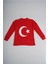 Uzun Kollu Bayrak Baskılı T-Shirt 4