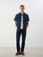 Yeni Sezon Regular Fit Kisa Kollu Erkek Jean Gomlek - S5KB07Z8 2