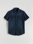 Yeni Sezon Regular Fit Kisa Kollu Erkek Jean Gomlek - S5KB07Z8 5