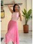 Pembe Asimetrik Etek 2