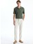 Yeni Sezon Slim Fit Keten Karisimli Erkek Pantolon - S5EE27Z8 1