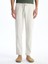 Yeni Sezon Slim Fit Keten Karisimli Erkek Pantolon - S5EE27Z8 2