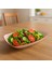 Rgs Seramik 30 cm Damla Desen Salata Sunumluk Kayık Kase 1