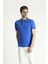 Polo Yaka Slim Fit Dar Kesim Desenli Pamuk Tişört 3