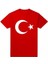 Unısex Çocuk Kırmızı Ay Yıldızlı T-Shırt 1