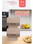 Tekerlekli Çok Amaçlı Organizer Patateslik Sebzelik ve Oyuncak Kutusu Kahve-Krem (24 Litre) 1