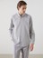 Yeni Sezon Slim Fit Uzun Kollu Keten Karisimli Erkek Gomlek - S55710Z8 3