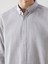 Yeni Sezon Slim Fit Uzun Kollu Keten Karisimli Erkek Gomlek - S55710Z8 5
