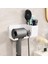 Sunup SN-27125 Banyo Rafı Sabunluk Diş Fırçası Saç Kurutma Makinesi 223X91X109MM Yapıştırma ve Kancalı 4