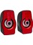 Magicvoice MV-4941 USB Hoparlör Rgb Işıklı Siyah/mavi-Siyah/kırmızı (2*3 Watt - 4 Ohm) 1