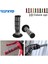 Siyah Turuncu Tarzı Yeni Popüler Tutma Mx Kavrama Emıg Kavrama To Klx Crf Motosiklet Kirli Pit Bisikleti Kauçuk Direksiyon Grifi Twist Grip (Yurt Dışından) 2