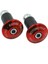 Kırmızı Stil Honda Husaberg Ktm Kawasaki Suzuki Yamaha Motosikletler Için 22MM Motosiklet Direksiyon Ucu Kapak Fişi Motosiklet Grip Uç Kapakları Motobike (Yurt Dışından) 1
