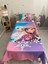 Renkli Gökkuşağı Elsa ve Anna Bebek ve Çocuk Baza Pike Takımı ve Yastık Kılıfı ( Tek Kişilik ) 1