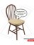 Standartfit Oval Sandalye Minderi Fermuarlı Yıkanabilir Kılıf Bağcıklı Su Ve Yağ Itici 42x42x5 Bej 1
