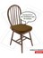 Standartfit Oval Sandalye Minderi Fermuarlı Yıkanabilir Kılıf Bağcıklı Su ve Yağ Itici 42X42X5 Kahve 1