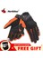 Su-01 Turuncu Eldiven Modeli Herobıker Motosiklet Eldiveni Yazlık Nefes Alabilir Guantes Moto Dokunmatik Ekran Motokros Off-Road Eldiveni Motor Bisiklet Sürme Eldiveni (Yurt Dışından) 1