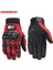 MCS-01C-KIRMIZI Stil Xl Beden Nefes Alabilen Motosiklet Eldivenleri Moto Tam Parmak Eldiven Koruma ile Yaz Sürüş Yarış Aksesuarları Su Geçirmez Nem Çeken (Yurt Dışından) 1