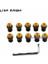 Kırmızı Stil Yamaha Yzf-R1 Yzf-R3 Yzf-R6 YZF-R15 YZF-R25 Mt-03 Mt-25 Yzf R1 R3 Motosiklet Rüzgarlık Civata Somun Hızlı Bağlantı Kiti (Yurt Dışından) 5