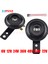 12V 110DB 1.5A 2 Adet Motosiklet Elektrikli Korna Kitleri 6V 12V 24V 36V 48V 60V 72V 1.5A 110DB Yuvarlak Yüksek Sesli Korna Hoparlörü Scooter E-Bisiklet Evrensel (Yurt Dışından) 2