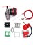 Kırmızı Kit Stili Pocket Bike Motor Karbüratörü ile Pod Hava Filtresi 2 Zamanlı Mini Quad Atv Kir Bisikleti Minimoto Go Kart Buggy Için (Yurt Dışından) 1