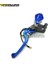 Mavi Sol Stil Universal Motorsiklet Fren Pompası Kolu Ayarlı Sap Hidrolik Debriyaj Ana Silindir Yarış Için - Honda Yamaha Kawasaki Fren (Yurt Dışından) 1