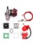 Altın Tarzı Pocket Bike Motor Karbüratörü ile Pod Hava Filtresi 2 Zamanlı Mini Quad Atv Kir Bisikleti Minimoto Go Kart Buggy Için (Yurt Dışından) 2