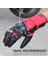 Wp-02 Kırmızı Stil Xl Beden Kış Motosiklet Eldiveni Su Geçirmez Guantes Moto Dokunmatik Ekran Motosiklet Eldiveni Sıcak Tutma Kış Tam Parmak Eldiven Kaymaz (Yurt Dışından) 2