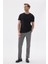 Slim Fit Dar Kesim Bisiklet Yaka %100 Pamuk 3'lü T-Shirt Paketi Siyah 3