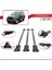 Jeep Cherokee 3 (Kj) 2002-2007 Arası ile Uyumlu Fly Model Ara Atkı Tavan Barı Gri 3 Adet 4