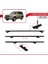 Toyota Land Cruiser (J100) 2003-2007 Arası ile Uyumlu Basıc Model Ara Atkı Tavan Barı Siyah 2 Adet 5