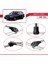 Saab 9-5 (YS3E) Sw 1998-2010 Arası ile Uyumlu Ace-1 Ara Atkı Tavan Barı Gri 3 Adet 4