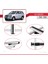 Kia Sorento (Bl) 2002-2009 Arası ile Uyumlu Basıc Model Ara Atkı Tavan Barı Gri 3 Adet 4