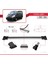 Citroen Jumpy 2 (G9) 2007-2016 Arası ile Uyumlu Fly Model Ara Atkı Tavan Barı Gri 3 Adet 3