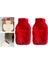 Sıcak Su Torbası 2 Adet,cepli Kırmızı Peluş Termofor 32,5X17,5CM 1500 ml 3