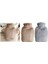 Sıcak Su Torbası 2 Adet yan Cepli Peluş Termofor 27x17x2 cm 750 ml 3