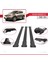 Nissan Murano 2 (Z51) 2008-2014 Arası ile Uyumlu Fly Model Ara Atkı Tavan Barı Siyah 3 Adet 4