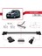 Dacia Dokker (K67) 2012-2024 Arası ile Uyumlu Fly Model Ara Atkı Tavan Barı Gri 3 Adet 4