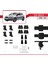 Seat Ibiza 4 (6j) 2008-2017 Arası ile Uyumlu Ace-4 Ara Atkı Tavan Barı Siyah 2 Adet 5