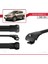 Nissan Murano 2 (Z51) 2008-2014 Arası ile Uyumlu Ace-1 Ara Atkı Tavan Barı Siyah 3 Adet 3