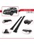 Nissan X-Trail 3 (T32) 2014-2021 Arası ile Uyumlu Fly Model Ara Atkı Tavan Barı Siyah 2 Adet 3