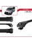 Fiat Scudo 2 2007-2016 Arası ile Uyumlu Ace-1 Ara Atkı Tavan Barı Siyah 4 Adet 3