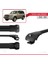 Toyota Land Cruiser (J100) 2003-2007 Arası ile Uyumlu Ace-1 Ara Atkı Tavan Barı Siyah 2 Adet 3