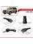 Toyota Land Cruiser (J100) 2003-2007 Arası ile Uyumlu Ace-1 Ara Atkı Tavan Barı Siyah 2 Adet 4