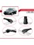 Alfa Romeo 156 (T932) Sw 2000-2006 Arası ile Uyumlu Ace-1 Ara Atkı Tavan Barı Siyah 3 Adet 4